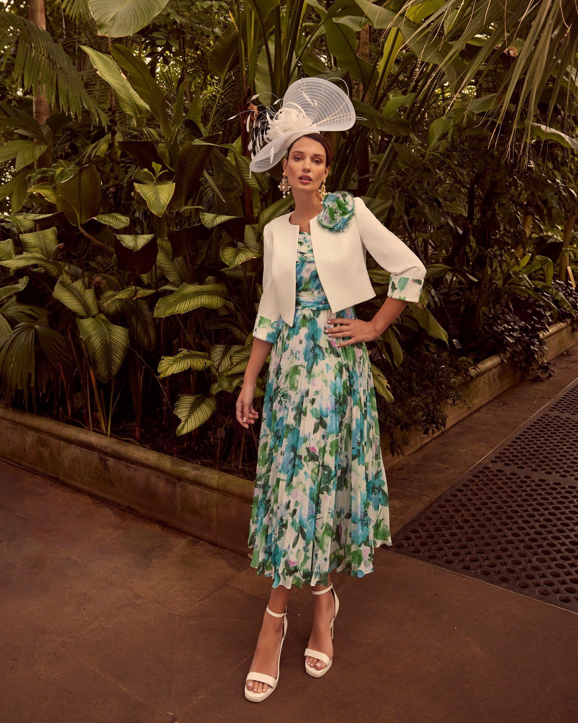 Floral Chiffon Mother of the Bride Dress Melbourne Floral Chiffon Mother of the Bride Dress Melbourne