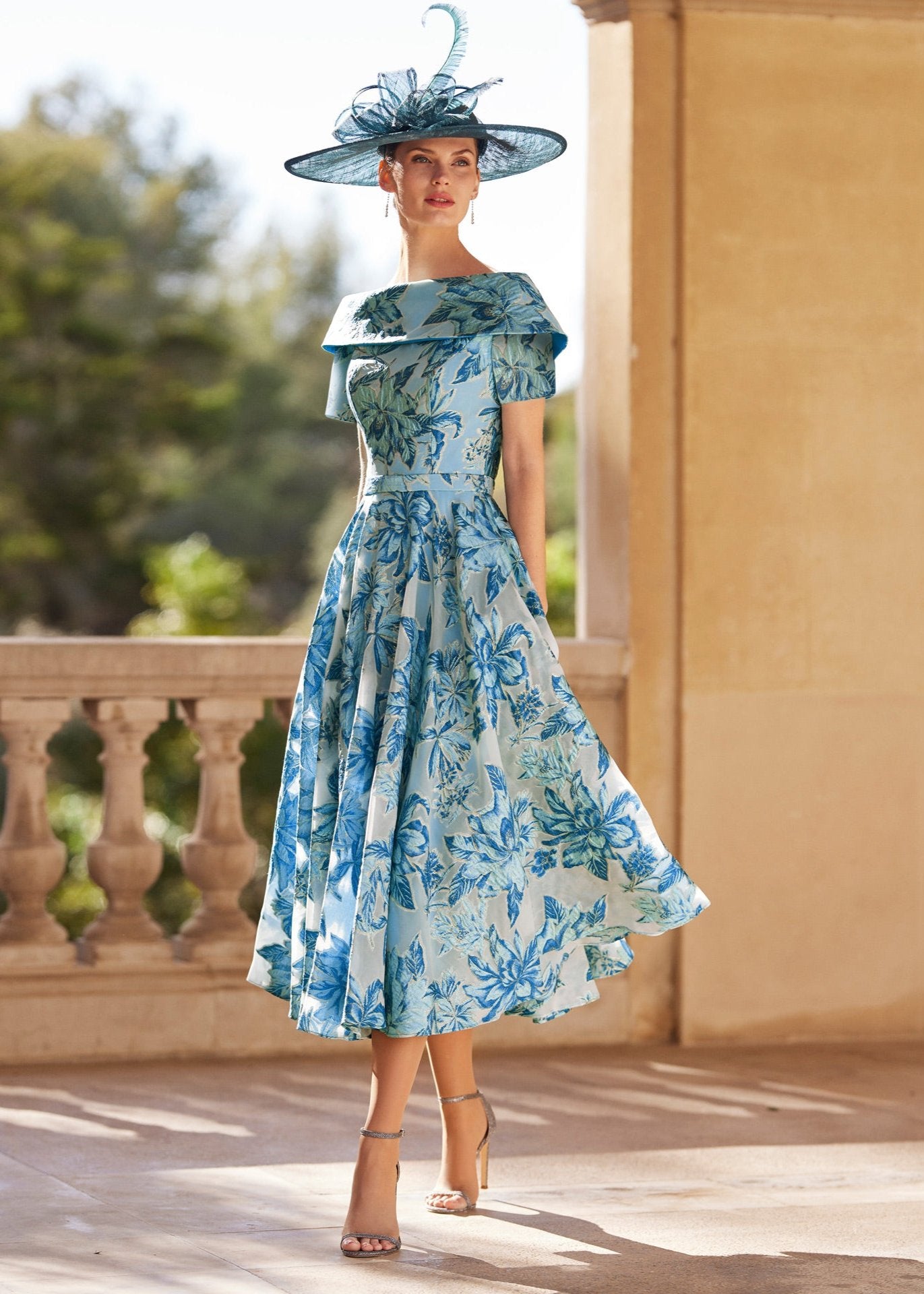 Couture Club's floral organza brocade Mother of the Bride Dress | 8G1G4 - Ever Elegant
