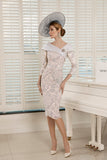 A stunning formal lace mother of the bride dress by Veni Infantino -992106A - Silver and Ice Pink - Ever Elegant A stunning formal lace mother of the bride dress by Veni Infantino -992106A - Silver and Ice Pink - Ever Elegant
