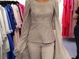 Video of Classic Mother of the bridegroom or bride outfit Australia – navy or taupe pantsuit with ¾ sleeve jacket Video of Classic Mother of the bridegroom or bride outfit Australia – navy or taupe pantsuit with ¾ sleeve jacket