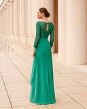 Couture Club emerald formal gown for weddings and galas Couture Club emerald formal gown for weddings and galas
