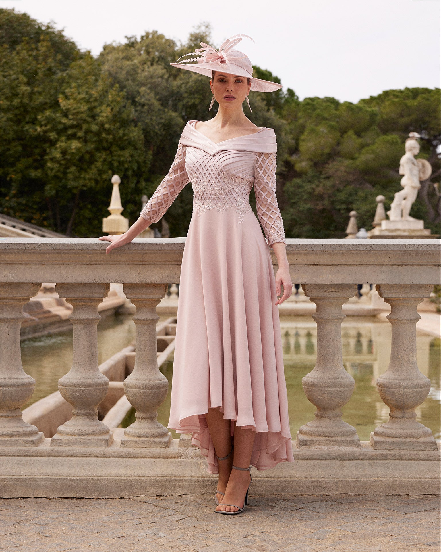 pink club dress Couture Club 7G184 Pink Dress – Mother of the Bride Outfit Australia