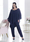 Dressed Up - Pant suit - DU251- Navy - Ever Elegant