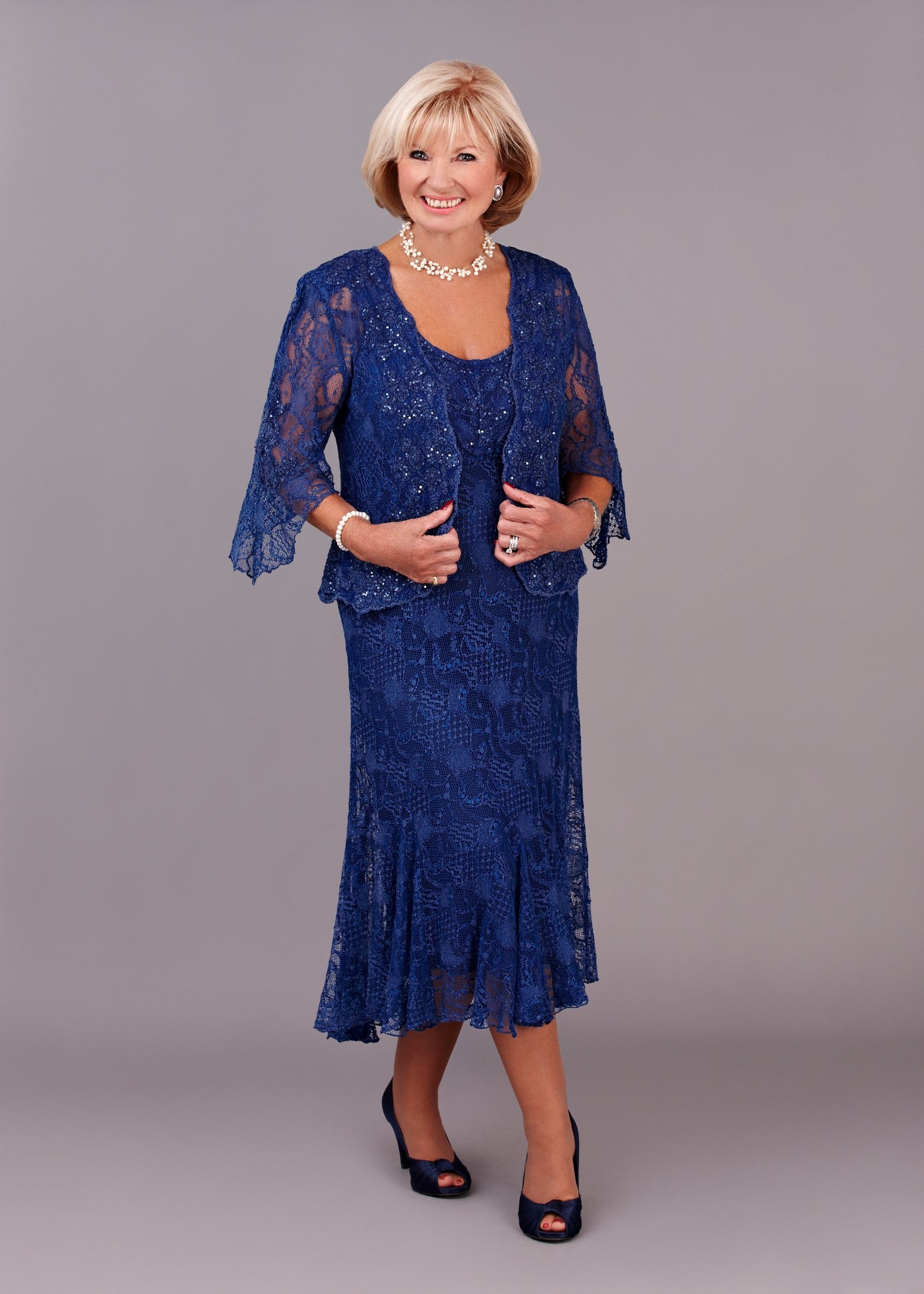 Ann Balon Lace Dress & Jacket Mother of the Bride Size 14 Ann Balon Lace Dress & Jacket Mother of the Bride Size 14