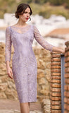 Sonia Pena Dress and jacket -1251016 - stunning mother of the bride outfit -Lilac or Blue
