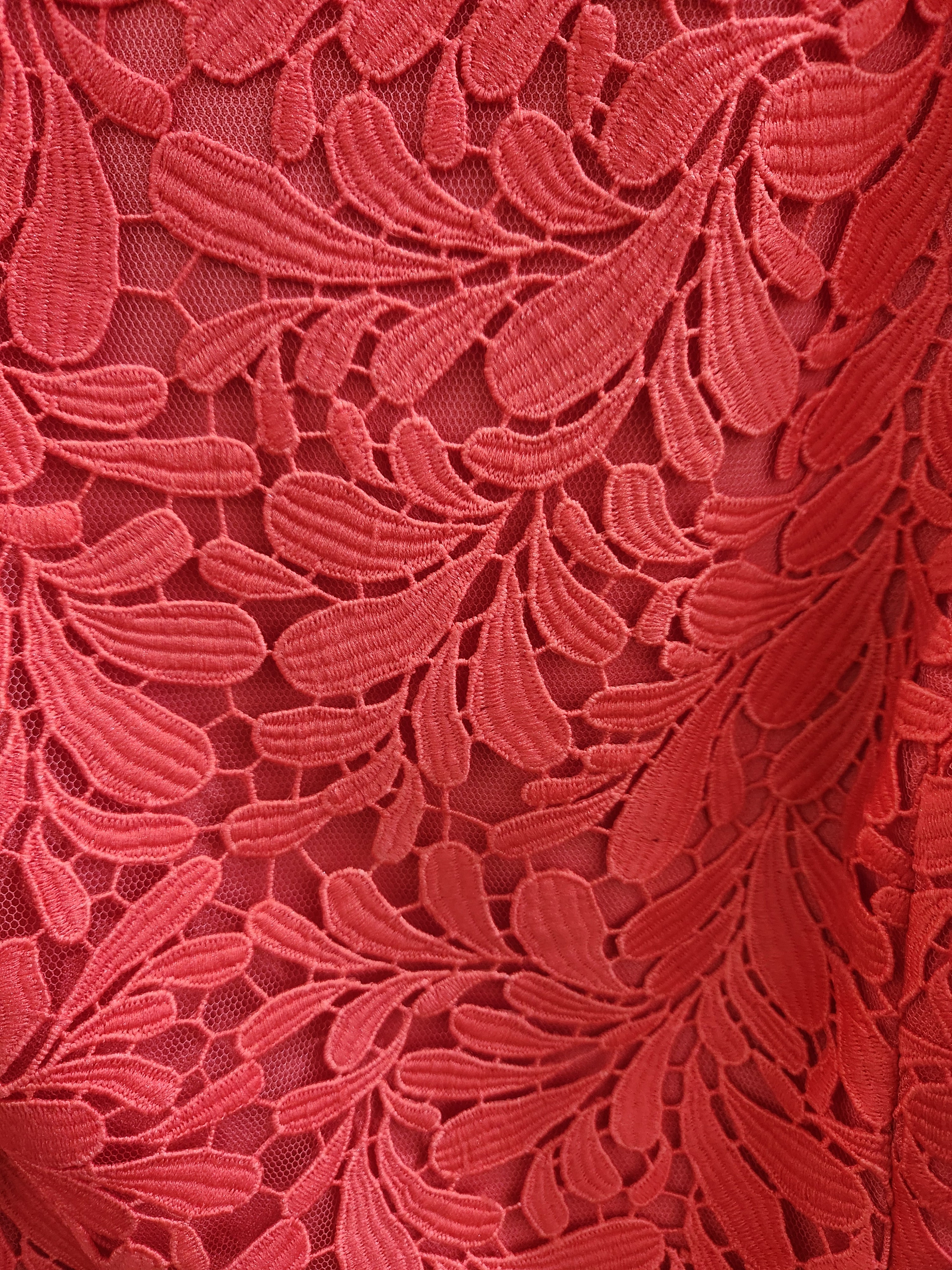 Coral Lace Mother of the Bride & Groom Dress with Optional Jacket – Sale | 5007757