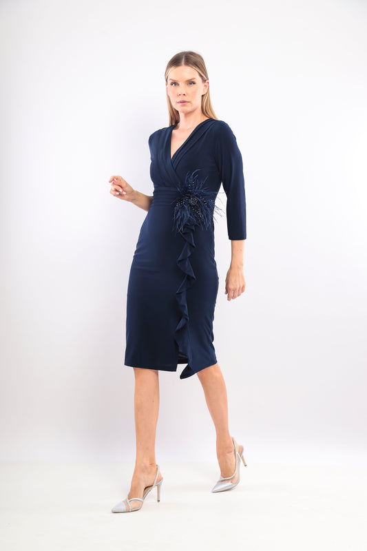 Spring race day outfit idea with soft-stretch elegance