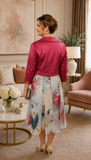 Zeila Print Mother of the Bride & Groom Dress with Bolero Jacket – Sale | 3019236