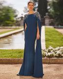 Exquisite dark teal Gown from our Couture Club designer  |8G111