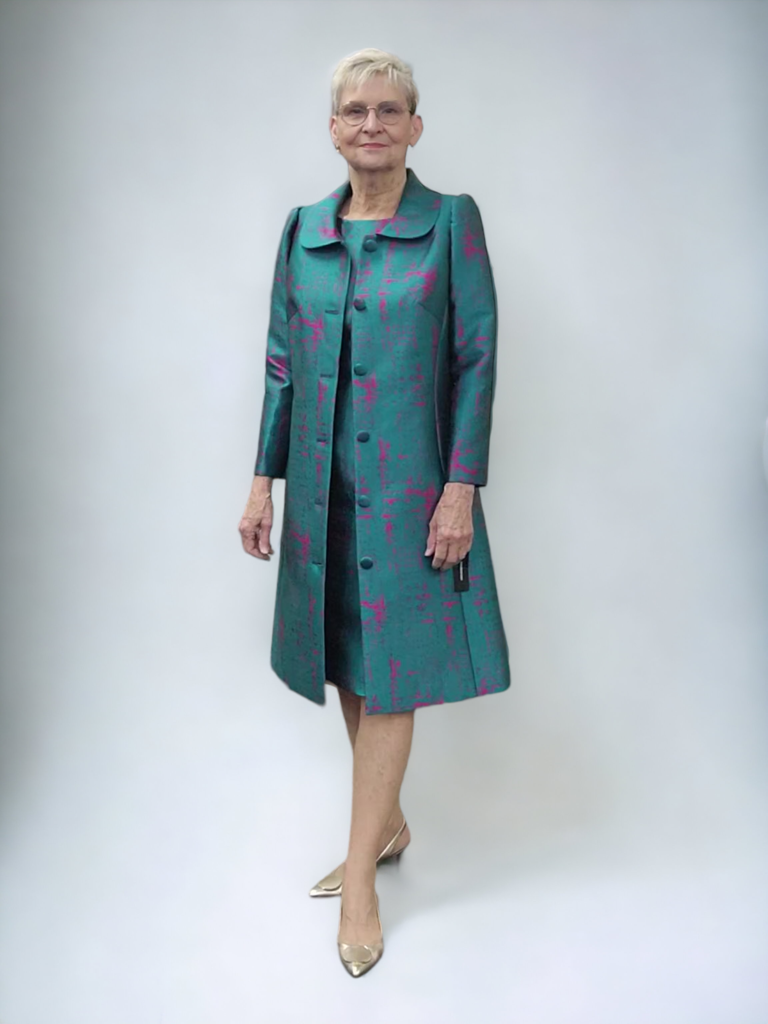 Green 2025 tailored coat