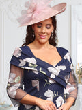Close up of Sweetheart neckline dress with beaded shoulders – DU666 plus size