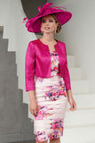 Ispirato ISJ908 Floral Stretch Taffeta Dress and jacket , part of our Ispirato designer range.