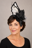 Statement floral headpiece for Melbourne Cup and racing events