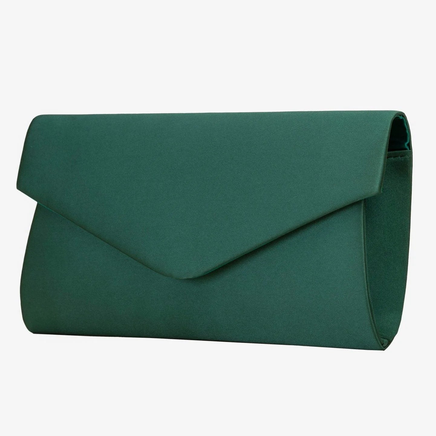 Green Satin  Clutch bag - SImone
