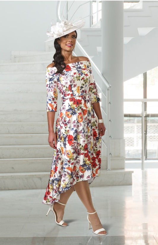 Floral Occasion Dress from the  Veromia designer range, part of our Dress collection. VO0259