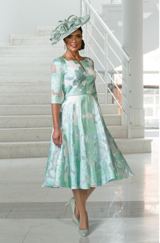 Mint Occasion Dress from the  Veromia designer range, part of our Dress collection. VO0261