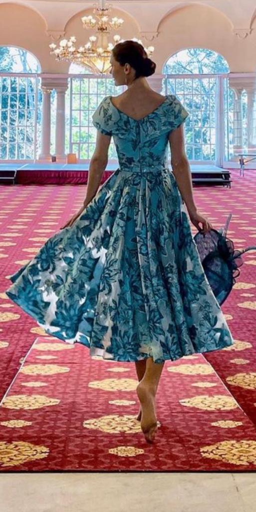 Elegant Floral Organza Brocade Mother of the Bride Dress - Couture Club | Style 8G1G4 Elegant Floral Organza Brocade Mother of the Bride Dress - Couture Club | Style 8G1G4