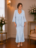 Ann Balon Pamela Lace 3-Piece Outfit – Skirt, Camisole & Jacket