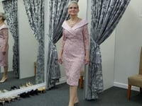 Stunning Beaded Lace Dress from our Veni Infantino designer dress range,991908