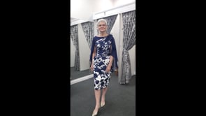 Video of a Flattering crepe dress with floral detail – Ever Elegant Melbourne