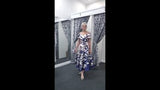 Elegant Navy Fit & Flare Dress for Bride or Groom’s Mother -992575 - Rose pink and Navy