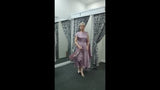 Lilac Charmeuse A-Line Dress – One-Shoulder Mother of the Bride or Groom Dress