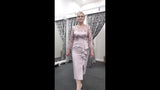 👉 Dusty Rose Lace Mother of the Bride Dress – Couture Club 1G180