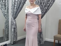 Pale Rose & Ivory Mother of the Bride Dress – Midi Couture Club 1G294