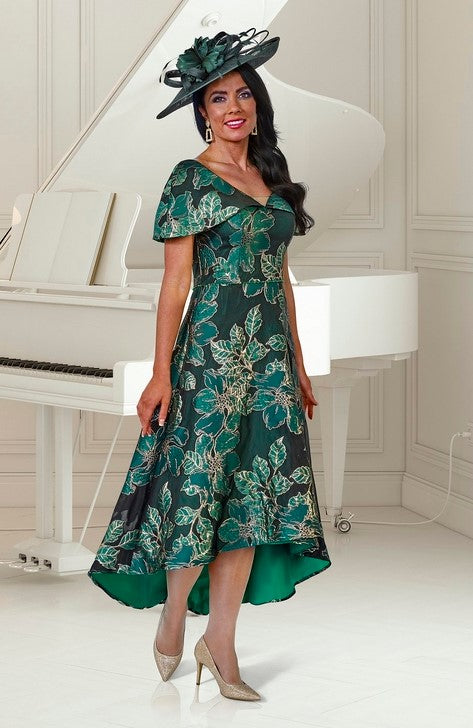 Stunning Emerald Occasion Dress from the  Veromia designer range, part of our Dress collection. VO0924