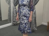 Irresistible Navy Lace Dress, part of our Designer range, our Dress collection. IR7157.