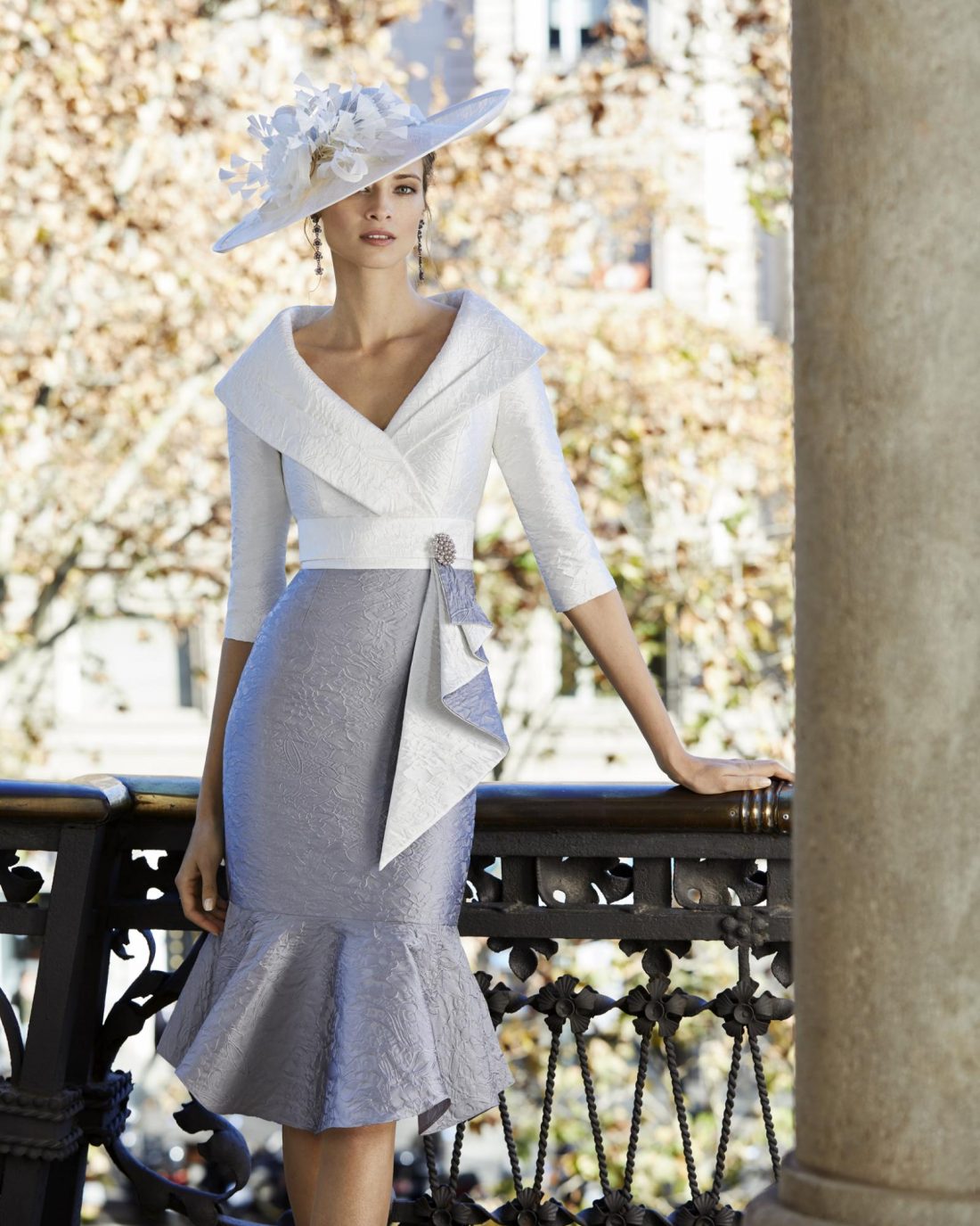 Couture Club 4G153 Cream & Grey Dress – Mother of the Bride or
