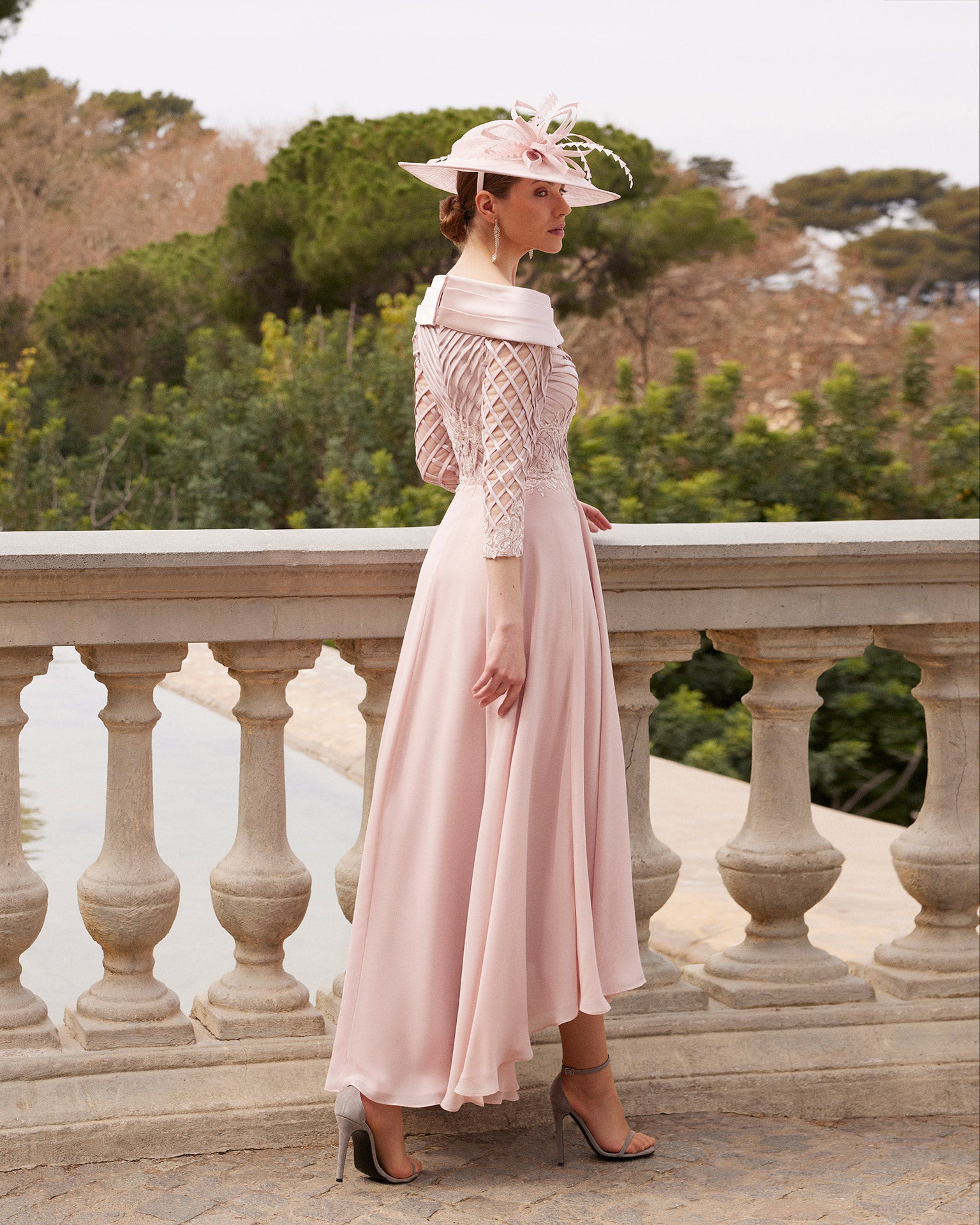 Couture Club 7G184 Pink Dress Mother of the Bride Outfit Australia Couture Club 7G184 Pink Dress Mother of the Bride Outfit Australia