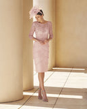 Couture Club - 7G2E2 - Dress & Coat - Pink - Ever Elegant