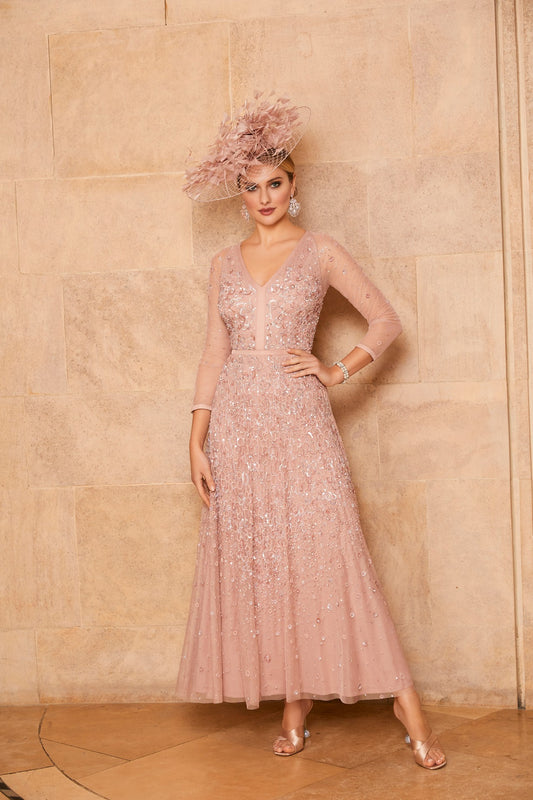 Veni Infantino - 991914- Dress - Blush - Ever Elegant