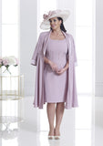 Dressed Up  - Dress & Coat - DU250 Pink - Ever Elegant