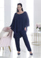 Dressed Up - Pant suit - DU251- Navy - Ever Elegant