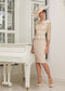 Veni Infantino  - Dress - 991534 - Almond and Ivory - Ever Elegant