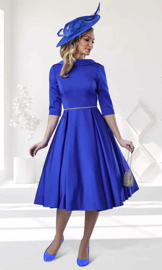 Occasions by Veromia - VO8136 - Dress -Cobalt - Ever Elegant